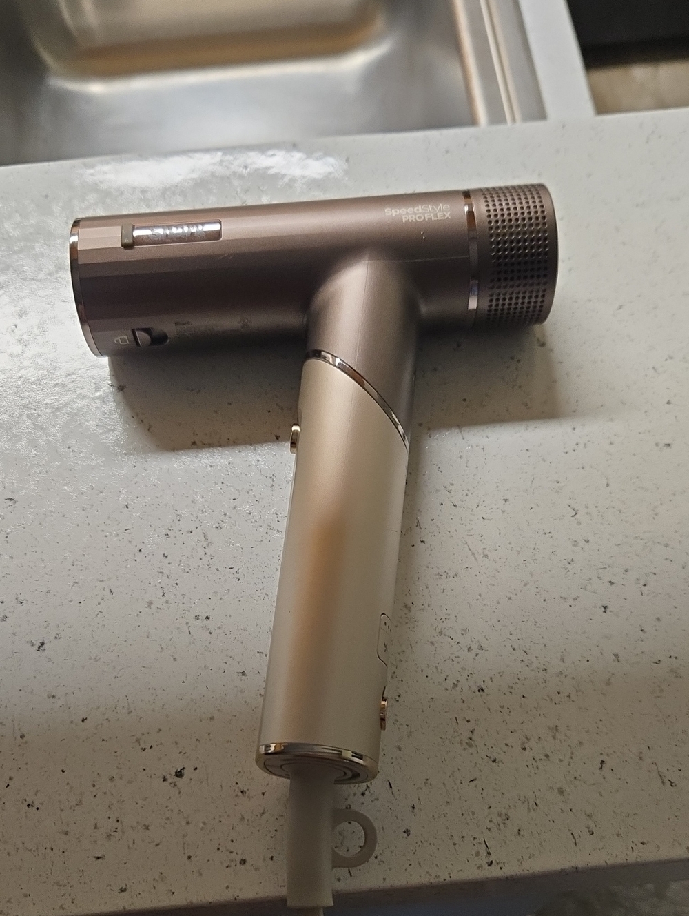 PROFLEX SpeedStyle Portable Hair Dryer - Rose Gold/Champagne
